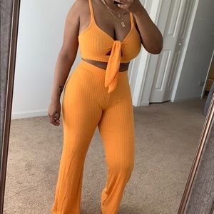 Orange two piece